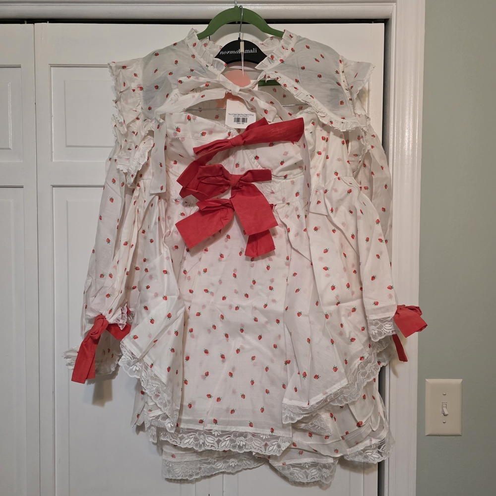 Selkie La Fraise Strawberry Shortcake Cake Shop Mini Dress - 1X - NWT - Picture 3 of 12